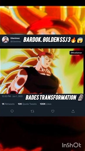Bardok ssj 3 transformation 😱