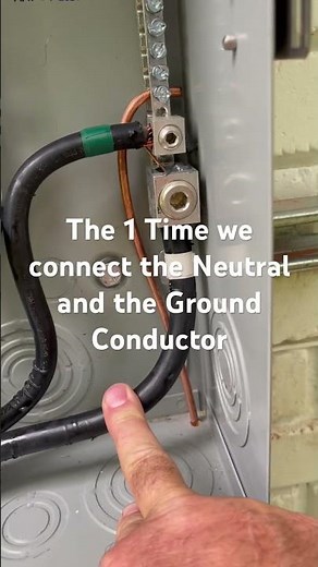 Connect The Ground & Neutral Wires #electrician #electrical Commercial Electric