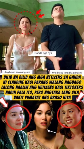 bakit daw pumayat ang braso ni Claudine #claudinebarretto #artista #claudine #zenkhatv