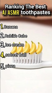 Ranking The Best Al ASMR Toothpaste #satisfyling #asmr