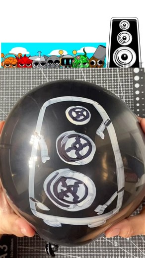 I made Sprunki OC Speaker Phase 2 out of Balloon​⁠​​⁠​⁠ ​⁠​⁠​​⁠​⁠​​#sprunki #diyballoon