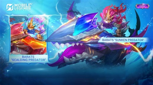 Review Skin Epic Barats "Sunken Predator" Mobile Legends - Dafunda