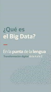 ¿Qué es el Big Data? #oracle