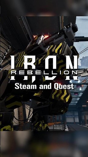 New heavy mech cockpit in Iron Rebellion VR