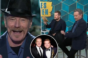 Bryan Cranston admits he thought James Corden was his waiter when they met