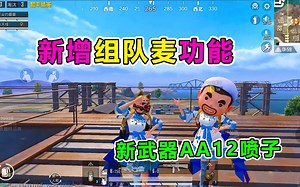组队麦终于上线了！新武器AA12伤害逆天，这波良心了