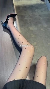 Tired of wearing black stockings? Polka dot stockings are the perfect classic and retro touch. #Q...