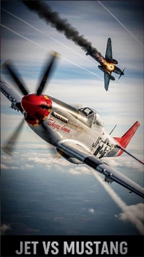 The Day a P-51 Red Tail Shot Down a Jet