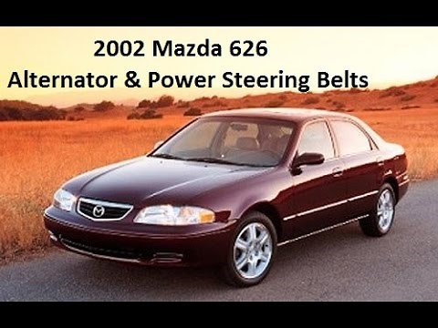 2002 Mazda 626 / Millenia Alternator Belt & Power Steering Belt Replacement