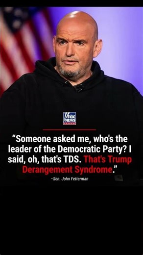 John Fetterman Drops SHOCKING ‘TDS’ Line 😳