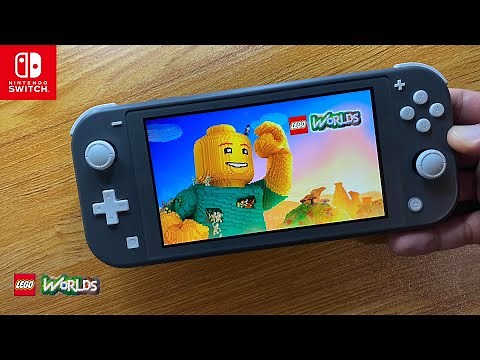 LEGO Worlds Nintendo Switch Lite Gameplay