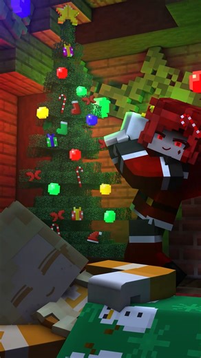 Batman4014 on Instagram: "Christmas, But It’s Bloodpunk 💀🎄 #batman4014 #minecraft #minecraftanimation 🎅"
