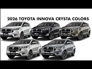 New 2026 Toyota Innova Crysta | Full Review, Features, Price & Launch Details