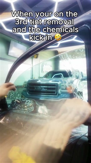 Tint removal got me like this😩