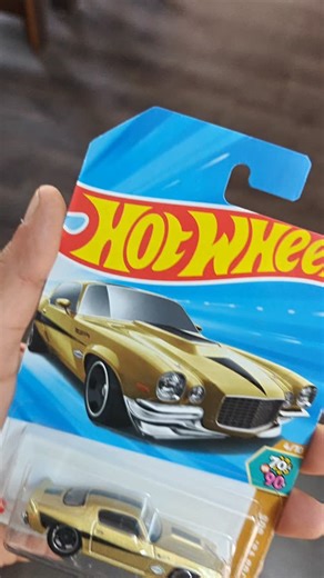 Kinder Logs on Instagram: "Hot Wheels 1970 Chevy Camaro RS - Gold (Imported)"