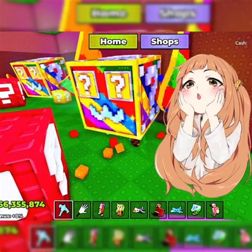 UNLOCKING REBIRTH! 🍀💎 Roblox Break a LUCKY BLOCK #roblox #robloxedit #robloxshorts #gaming