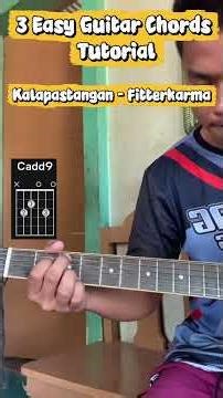 Kalapastangan - Fitterkarma | 3 Easy Guitar Chords Tutorial | #fypシ゚viral #guitartutorial