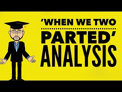 Lord Byron: 'When We Two Parted' Mr Bruff Analysis