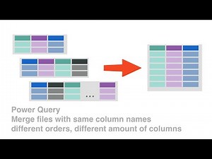 Power Query - Gộp 300 files có nhiều cột cùng tên nhưng thứ tự khác nhau