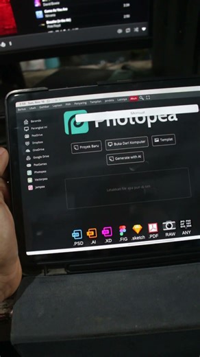 Membuka File Photoshop di Android Pakai Photopea #photopea #photoshop