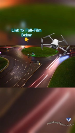 3-Min Aerial Hyperlapse | Stunning Night Light Trails