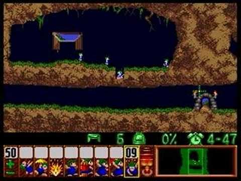 Lemmings SNES - Level 1