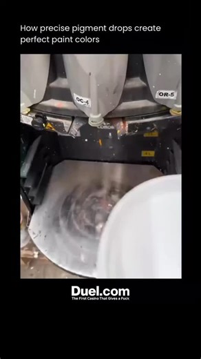 𝐔ɴɪᴛᴇᴅ 𝐈ɴᴅɪᴀɴ on Instagram: "Creating custom paint colors is both an art and a science. It begins with a base — usually white paint — into which precise amounts of pigment are added to achieve the desired shade. Modern paint tinting machines can dispense pigments with incredible accuracy, ensuring that every batch of paint perfectly matches the color sample chosen by the customer. . . Each pigment drop interacts with the base paint in a fascinating chemical way: the more pigment added, the dee