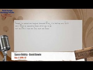 🎙 Space Oddity - David Bowie Vocal Backing Track with chords and lyrics