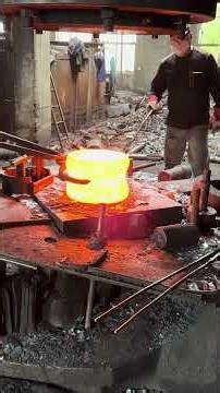 Inside the forging factory Manufacturing Giants One Step at a Time #forge #forging #globalforgehub
