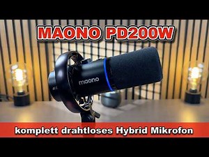 MAONO PD200W Review – Hybrid Microphone with USB, XLR & Wireless for Podcasts & Streaming