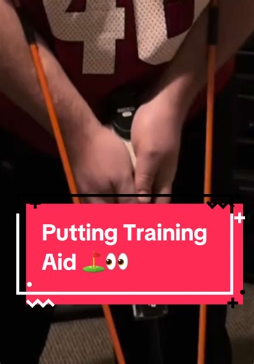One of the best training aids I have had, @Putting Edge Golf thank you, the little adapter allows two alignment sticks to go under your arms and help with connecting your body when putting, something I’ve struggled with in last year or so. #putter #putting #putt #puttinggreen #puttingdrills