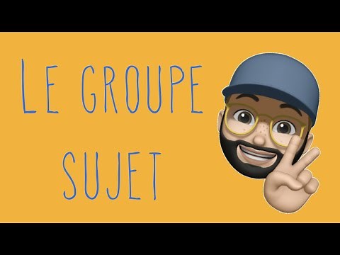 Le groupe sujet