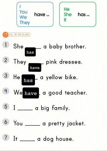 Have and Has | Easy English Grammar Lesson with Questions and Answers