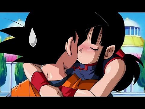 Goku Kisses Chi Chi For The First Time