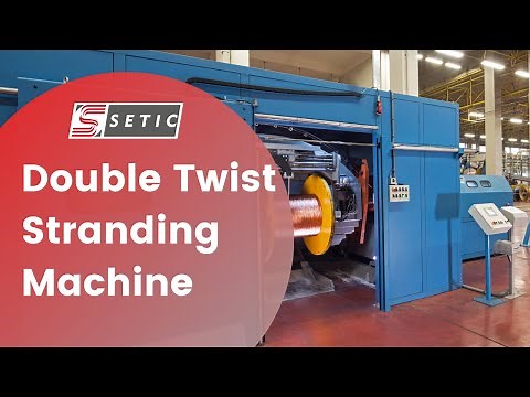 SETIC Double Twist Stranding Machine TC1250-4M