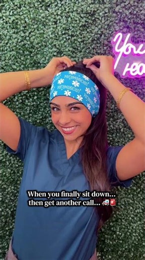 Paramedic rule #1: don't get comfortable! 🚨 use the code: YTEMT to save! #EMT #emt #paramedicd