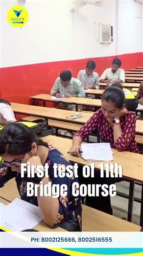 Bridge Course First Test 🔥 | Savvy Academy Patna | JEE/NEET Preparation Begins 🚀