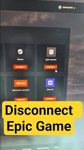 2K Account Disconnect Epic Game #2K #EpicGames #2KAccount #Gaming #Tutorial #AccountSettings