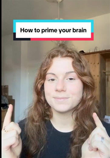 Have you tried priming your brain before? 🧠 Here’s your sign to start! #school #study #english #hsc #vce