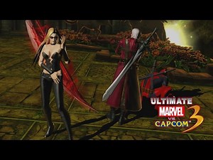 Ultimate Marvel vs. Capcom 3 playthrough - Dante, Trish, Deadpool