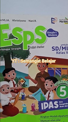 ESPS IPAS Volume 1 Merdeka Curriculum Grade 5 Textbook (Revised)