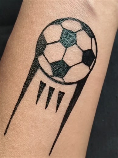 #A football #in air# tattoo ideas #for# anyone#footballsua