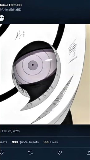 Obito Face Reveal 🥶 Coldest Naruto Moment #animeedit