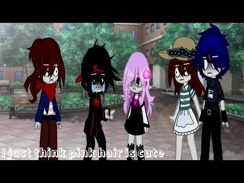 I just think pink hair is cute!/FT. The squad/Roblox