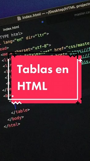 Cómo crear tablas en HTML: Guía paso a paso