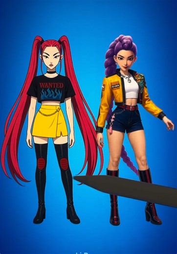 Mira Transformation into Rumi 💖 K-Pop Demon Hunter #fyp #glowup #foryou #tiktokart #procreate