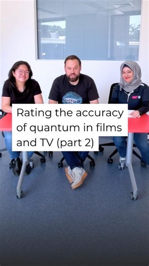5.7K views · 42 reactions | How awful is Black Mirror’s Joan is Awful? Let’s discuss.  Our very own quantum experts Tim, Farina and Sarah are putting pop culture under the microscope, rating and reviewing iconic quantum moments on screen.  Today’s review features the Black Mirror episode 'Joan Is Awful', wherein a quantum computer produces infinite unsettling realities in real time. Find yourself a superposition and enjoy! | CSIRO | Facebook
