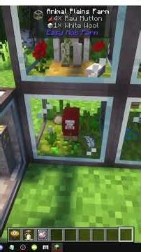 CÓMO FARMear LANA, LECHE y HUEVOS en MINECRAFT Easy Mob Farm