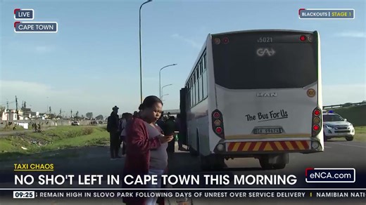 A Golden Arrow bus has been torched in Khayelitsha this morning. That as the bus company tries to accommodate taxi commuters who are stranded due to the #TaxiStrike. eNCA reporter Nobesuthu Hejana is there for us. #DStv403 | eNCAnews