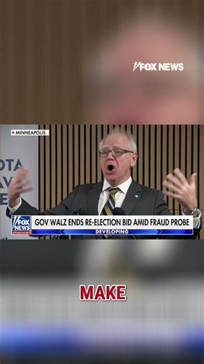 Walz SHUTS DOWN possibility of resigning: ‘Over my dead body' #shorts #foxnews #politics